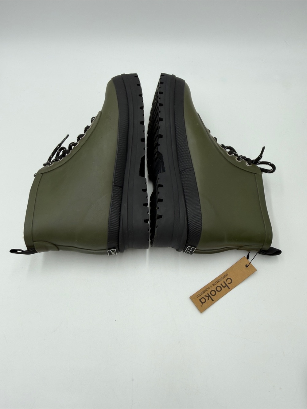 Chooka Redmond Hiker Boot Olive Women's Size 10 Medium - Picture 6 of 9